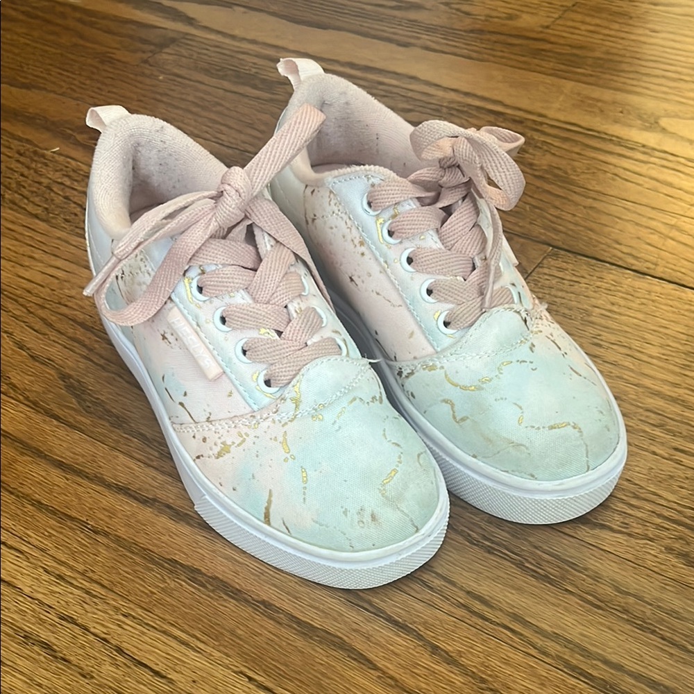 Heelys Girls Watercolor Metallic Sneakers  Size 1